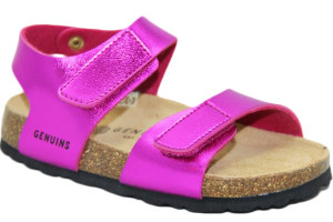 Różowe Dziewczęce Sandały Na Lato Genuins Jean Mirror Fucsia II gatunek