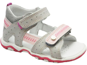 Sandały Buty Bartek w-81824/0sz Sandały dla Dziewczynki z wygodnym zapięciem na Rzepy II gatunek