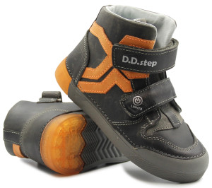 DD Step Buty na Wiosnę dla Chłopca LED Świecące DD Step 068-577bm