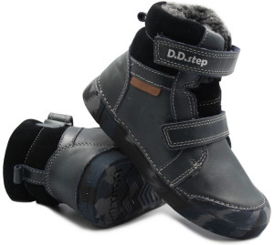 Kozaki Ocieplane Dla Chłopca Na Zimę D.D.Step W068-363M Royal Blue