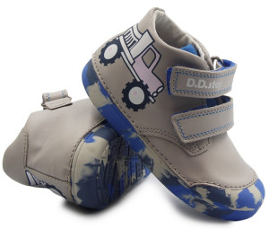Chłopięce Buty Na Wiosnę Zmieniające Kolor D.D.Step s066-317 Light Grey