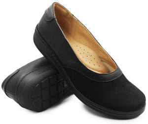 Eleganckie Buty Damskie Baleriny Helios 426 Czarne