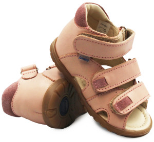 Ameko Sandały Dla Dziewczynki Różowe Ameko A9-Simple Nude Pink