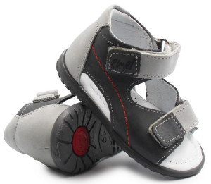 Sandały Emel 2435-5 Chłopięce Sandały na Rzepy