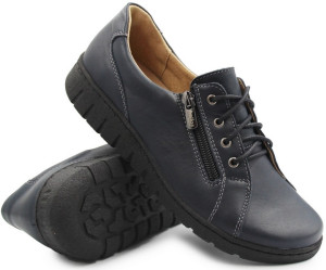 Damskie Buty Na Jesień Skórzane Helios 429 granat