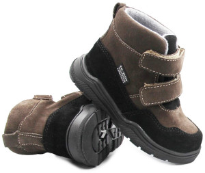 Buty Dla Chłopca Na Jesień Na Rzep Ocieplane Membrana Mido 22-33 32-33 Taupe