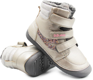 DD Step Dziewczęce Buty Zimowe Ocieplane Barefoot Młodzieżowe Zimowe DD STEP W063-4274CL