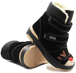 Buty Dla Chłopca Ocieplane Wełną Z Reniferem Kozaki Na Zimę Bartek 11652001
