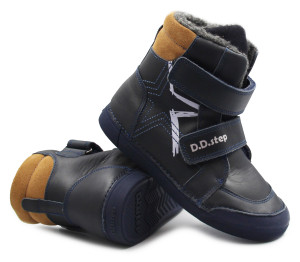 DD Step Buty Dla Chłopca Ocieplane Wyjmowana Wkładka DD STEP W068-42921BL