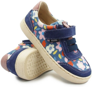Trampki Dla Dziewczynki Półbuty Wiosenne Mido 30-61 Blue Bloom