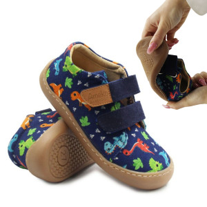 Ameko Kapcie Dla Chłopca Do Szkoły i Przedszkola Dinozaury Barefoot Ameko Neo Dino