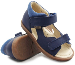 Ameko Sandały Chłopięce Profilaktyczne Na Lato Ameko Plain-Navy