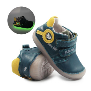 DD Step Buty Świecące w Ciemności Dla Chłopca Barefoot Na Wiosnę DD STEP S070-52576B Calypso Sky