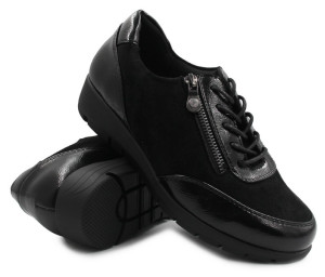 Czarne Buty Damskie Na Jesień Wojtyłko 7A26023