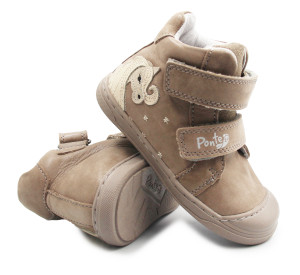 Buty Na Wiosnę z Jednorożcem za Kostkę Brązowe PONTE DA06-5-2678AU Bronze