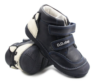 DD Step Chłopięce Buty Na Wiosnę Lisek DD STEP S082-52202MO Royal Blue