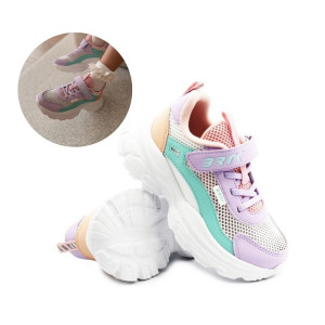 Buty Do Szkoły Dla Dziewczynek Sportowe Adidasy z Siatką Bartek 87008-16