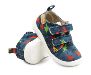 DD Step Trampki Dla Chłopca Do Szkoły i Przedszkola Barefoot DD STEP C086-52562AY Bermuda Blue
