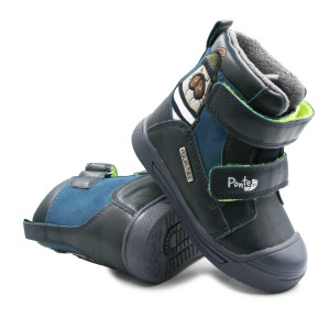 DD Step Ocieplane Buty Dziecięce na Jesień i Zimę AQUA-TEX DD STEP PONTE DA06-5-2968A royal blue