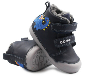 DD Step Dziecięce Buty Na Zimę Ocieplane Dla Chłopczyków DD STEP W066-52525Z Royal Blue