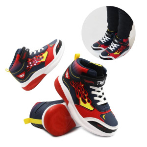 Chłopięce Buty Na Wiosnę Lekko Ocieplane Świecące LED Primigi 8991200 Hot Wheels