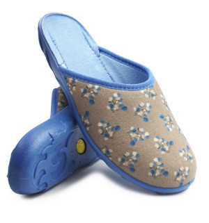 Lekkie Kapcie Domowe Damskie w Kwiaty Befado 235 D197