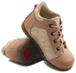 Eleganckie Buty Dla Dziewczynki Sznurowadła Emel E 2369c-3