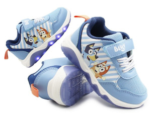 Buty Dziecięce na Wiosnę ze Świecącą Podeszwą Bluey Bartek 87037-16