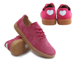 Buty damskie na wiosnę ze skóry naturalnej T. Sokolski W26-611 FUXIA