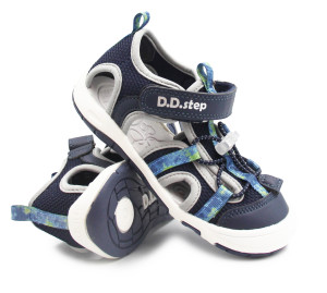 DD Step Chłopięce Sandały do Wody Szybkoschnące DD STEP G065-61599AM Royal Blue