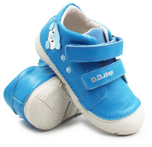 Wiosenne Półbuty Dla Chłopczyka Niebieskie Na Rzep D STEP S082-61703M Oceanic