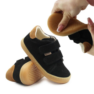 Ameko Buty Chłopięce na Wiosnę Barefoot Ameko Dash-Black