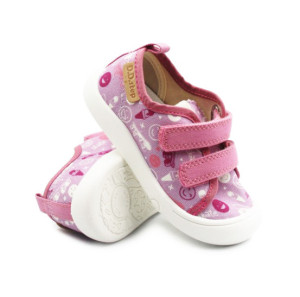 DD Step Trampki Do Szkoły i Przedszkola Dla Dziewczynki Na Rzep DD STEP C100-61432 Daisy Pink