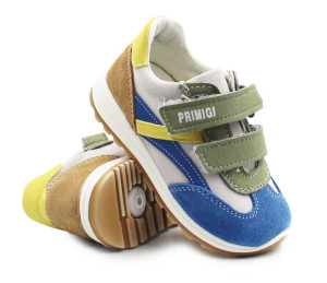 Buty Na Wiosnę Dla Chłopczyka Kolorowe na Rzep Primigi 1357200
