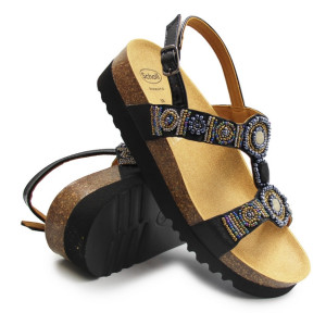 Damskie Sandały z Koralikami Scholl Bogota Sandal Med  MF320061370