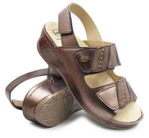 Sandały Damskie Scholl Nives 2 Straps Sandal med MF008581010