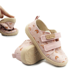 DD Step Trampki Dla Dziewczynki Różowe Barefoot DD STEP C086-61515M Baby Pink