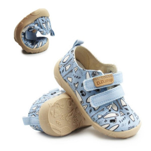 DD Step Trampki Dla Chłopczyka Niebieskie Barefoot DD STEP C086-61877A Aero Blue