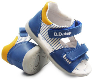 DD Step Sandały Dla Chłopca Na Lato DD STEP g075-339a Bermuda Blue