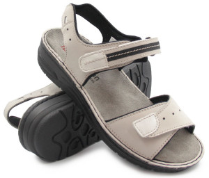 Sandały damskie buty z wygodnym zapięciem na rzepy Berkemann Leni 03102-980