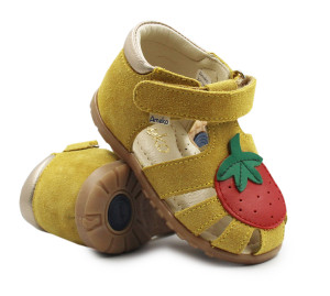 Ameko Dziecięce Sandały na Lato Półsandały Truskawka Ameko A6-Strawberry-Yellow