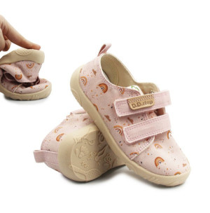 DD Step Trampki Dla Dziewczynki Różowe Barefoot DD STEP C086-61515M Baby Pink
