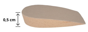 Wkładka wyrównująca pod piętę na skrót nogi 0,5 cm Relax-Med Correct H 1/4 – 1 szt.