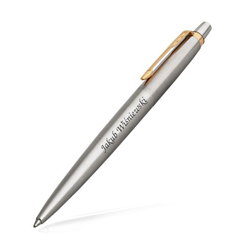 Długopis Parker Jotter Standard Stalowy GT z personalizacją