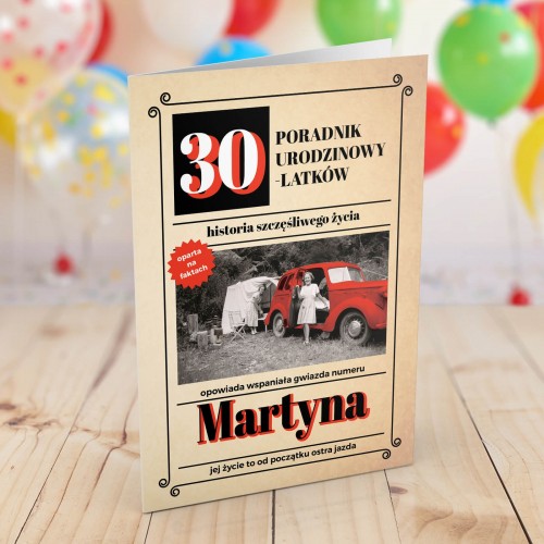 Kartka na 30 urodziny dla niej - Poradnik urodzinowy