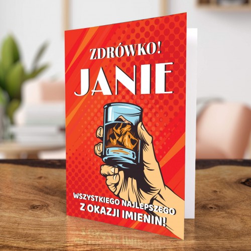 Kartka imieninowa dla niego - Setki gości