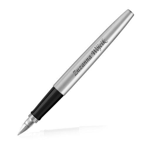 Pióro wieczne Parker Jotter Stalowy CT z grawerem - Kaligrafia