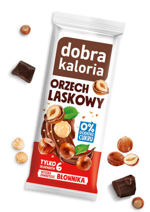 Baton orzech laskowy - 35g