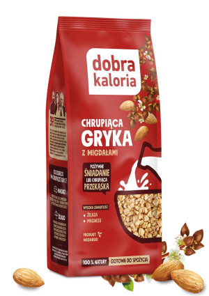 Chrupiąca gryka z migdałami - 100g