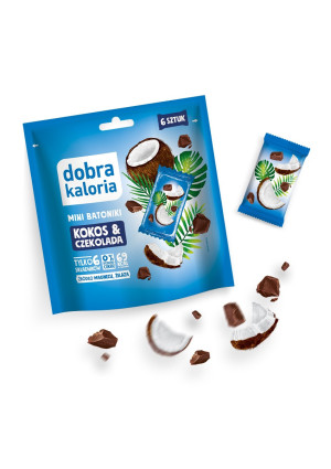 Mini batoniki kokos & czekolada - 102g